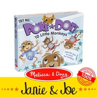 MELISSA & DOUG Poke-a-Dot- 10 Little Monkeys Book- Age 3+ Activity Board Book with Buttons To Pop
