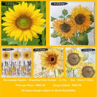 Decoupage Tissue Napkin, tissue -sunflower