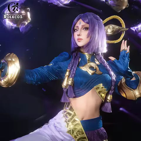 ROLECOS Game LOL The Unbroken Faith Yunara Cosplay Costume Women Halloween Party Role Play Suit LOL 