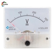 [chulisia] DC 0-20V 0-500V Analog Panel Voltage Gauge Volt Meter 85C1 2.5% Error, Embedded Installat