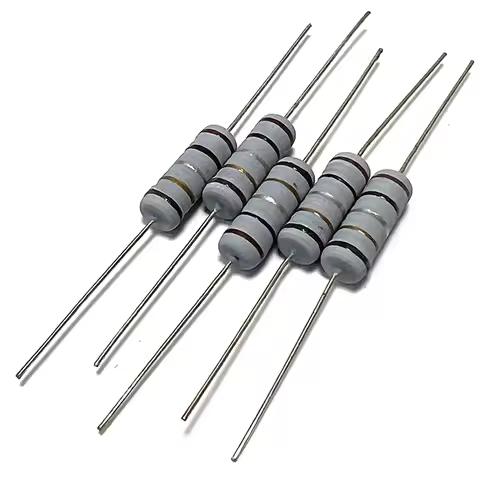 10pcs 3W Wirewound Fuse Resistance Accuracy 5% 0.1R 0.15R 0.22R 0.33R 0.47R 0.5R 1R 2.2R 3.3R 4.7R 0