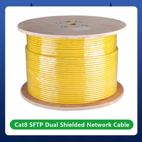 20m RJ45 SFTP High Speed Ethernet Cable Cat8 40Gbps Dual Shielded Network Lan Cable Laptops Router M