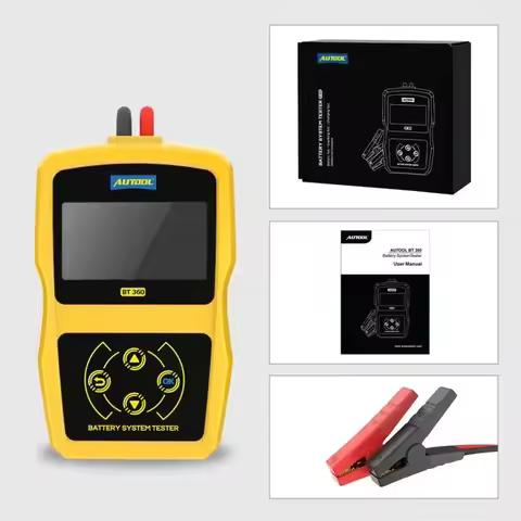 AUTOOL BT-360 Automotive Battery Tester Battery Life Capacity Internal Resistance Voltage Start Test