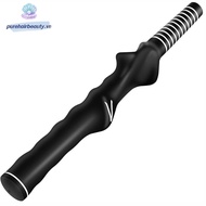 PUREHAIRBEAUTY Golf Swing Training Grip, Black Universal Golf Club Grip,  Right-Handed Left-Handed G