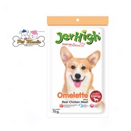 Jerhigh Dog Snack Omelette Stick  เจอร์ไฮ ขนมสุนัข ไข่เจียว (60 ก.)