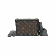 Louis Vuitton lv 黑老花 clutch box 小硬箱 肩背包