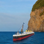 HUIQIBAO 1288pcs Titanic รุ่น Cruise เรือ 3D Mini Building Blocks เรืออิฐคอลเลกชัน DIY ของเล่นสําหรั