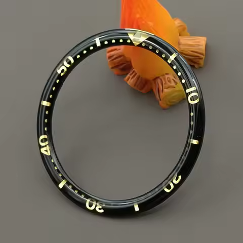 NH35 Case Ring 39mmx32.2mm Flat Resin Bezel Insert Fits 6105 6309 Turtle Watch Case NH35 NH36 Moveme