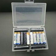 10 slot AAA AA cover 14500 Cases Storage Container Holder Hard Plastic Battery Casing box 10440 1.5v