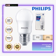 PHILIPS LED BULB 4.8W 6500K 3000K E27