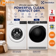 [Combo] Electrolux Inverter Front Load Washer 10KG EWF1024D3WC + Electrolux Heatpump Dryer 8KG EDH80