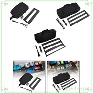 [LacooppiafeMY] Guitar Effect Pedal Pedalboard Stable Pedalboard with Storage Bag Compact Bass
