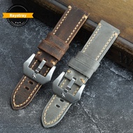 Handmade Cowhide Leather Watch Strap Suitable for Men's Watches20MM 22MM 23MM 24MM Watch Accessories