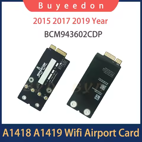 Original Wifi Airport Card Bluetooth 4.2 BCM943602CDPAX For iMac 21"A1418 A2116 27" A1419 A2115 2015