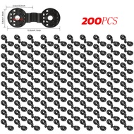 【จัดส่งฟรี】200ชิ้น ตัวหนีบสแลน(อัพเกรดใหม่) คลิปล็อคสแลน พลาสติกคลิปล็อกสแลน ไม่หลุดง่าย ต่อต้านริ้ว