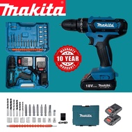 Makita 21V Cordless Drill ScrewDriver Rechargeable Professional Multifunctional Screw drill gerudi elektrik isi rumah