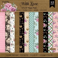 Paper Pack 12"x12" With Love