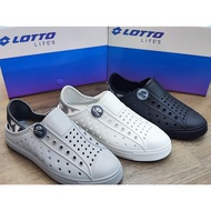 LOTTO Happy Hole Shoes Amphibious Water Two-Wear Back Step Waterproof Beach Casual Sandals Slippers 
