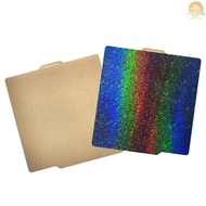 PEI+PEY Build Plate Sheet 257x257mm Spring Steel Plate Double-Sided Textured with Starry Sky Pattern