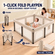 [COD] Foldable Kids Playpen Safety Baby Playpen Indoor Playpen Baby Fence Pagar Kandang Baby 圍欄 兒童