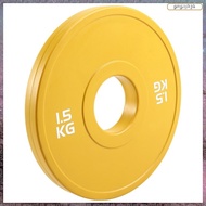 [L E U R] Gym Micro-Type Plates Dumbbell Weight Plate Rubber Fractional Weight Plates Add-on Apertur