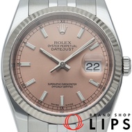 Rolex Datejust 36 Men's Watch Jubilee Datejust 36 116234 (D) Warranty Card K18WG/SS Men's Watch Pink