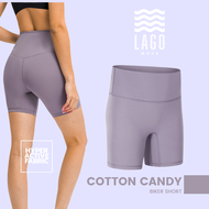 [LAGO Biker Short] - สี Cotton Candy กางเกงออกกำลังกาย กางเกงกีฬา ขาสั้น