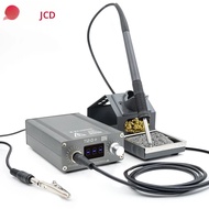 JCD T12-D+ 75W สถานีบัดกรีพร้อมจอแสดงผล LED ปรับอุณหภูมิได้ ชุดหัวแร้งเชื่อมป้องกันไฟฟ้าสถิตสำหรับ P
