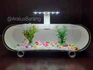 Aquarium Mini Full Set / Aquarium Akrilik / Aquarium Ikan Cupang / Aquarium Ikan Hias /Aquarium Kaca