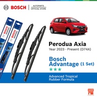 Bosch Advantage U Hook Wiper Set for Perodua Axia D74A  (21"/14")