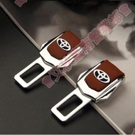 Tainan Toyota Altis Seat Belt Lock Card RAV4/Sienta/Camry Head Muffler Vios Brown Leather Buckle