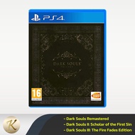 PS4 (มือ1 : NEW) : Dark Souls Trilogy📍ดาร์กโซลส์ (รวม 3 ภาค (มือ1)( สินค้าพร้อมจัดส่ง) (Dark Souls 3