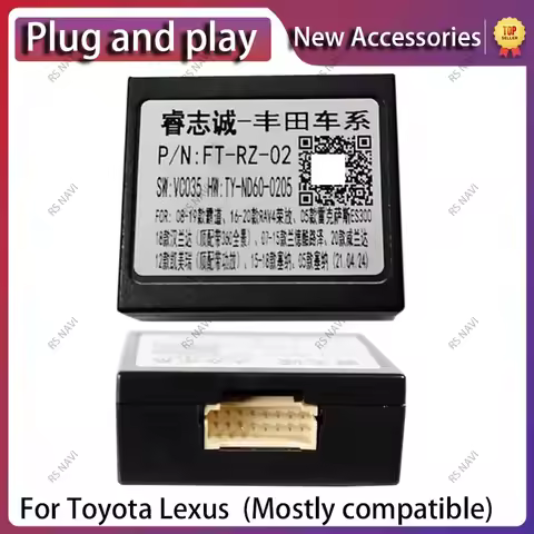 Canbus Box Adaptor RZ-FT02 For Toyota Lexus RAV4 2016-2022 Prado 2008-2019 ES300 2005 Cable Car Radi