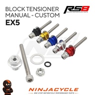 RS8 Block Tensioner Manual - custom CNC EX5 wave 110 dream110 KRISS 100 KRISS MR1 MR2 MR3 FUTURE 125