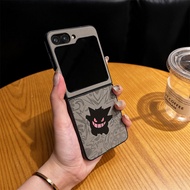Vải vải Ốp điện thoại cho Samsung Galaxy Z filp6 filp5 filp4 Thiết kế laser gengar/Goku mô hình chốn