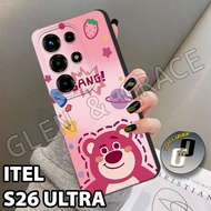 G37 - PROCAMERA ITEL S26 ULTRA SOFTCASE - GIRL'S MOTIF - FLEXIBLE RUBBER MATERIAL - ITEL SILICONE - 