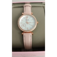 Original Fossil Carlie Three-Hand Blush LiteHide Leather Watch