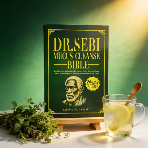 Dr. Sebi Mucus Cleanse Bible Valeria-Cruz Mendez Mucus Removal Body Cleanse 28-Day Detox Plan Recomm