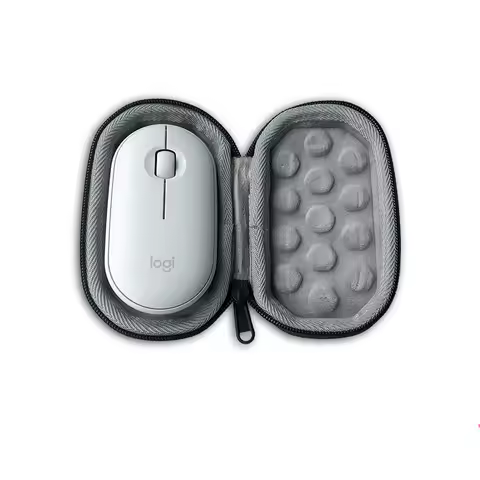 Portable Carrying Mouse Case for Logitech Pebble Mouse 2 M350s/Pebble Cover Storage Box Protection B