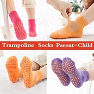 All Age Kids Trampoline Socks Children Anti Slip Baby Socks Infant Toddler Breathable Floor Sock Family Yoga Socks