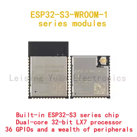 10pcs/1pc ESP32 ESP32-S3-WROOM-1 ESP32-S3-WROOM-1U ESP32-S3-MINI ESP32-S3-MINI-1U Dual Core 4MB 8 16