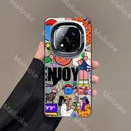 เคส Redmi Note 14 Pro 5G Redmi Note 14 Pro 5G เคส Redmi Note 14 Pro + 5G ลายกราฟฟิตี้เคสกันกระแทกตลก