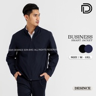 🇲🇾 DESINCE Men Smart Jacket Long Sleeve Black Blue Jackets Men Top Jaket Lelaki MT 158