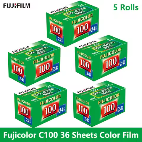 Original Fuji color C100 Color Film Fujifilm 100 (36 Exposure/Roll) 1/3/5/9 Rolls For Kodak Fujifilm