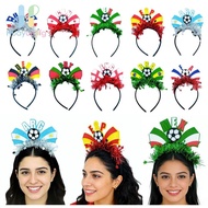 HUAYUMY Football Event Headband, Flag Design National Team Flag Headband, Event Souvenir Soccer Fan 