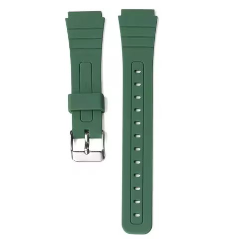 For Casio F91W W800H SGW400 F91W F84 F105/108 A158/168 AE1200 Silicone Watch Strap Waterproof Band R