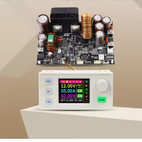 CNC DC Step-Down Power Supply Module 70V 25A 1750W With 1.8-inch Color LCD Screen Constant Voltage C