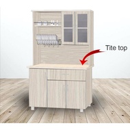 LHT  Model 414 Whitewash ✅ Kitchen Cabinet 4ft Width ✅ 6.1ft Height