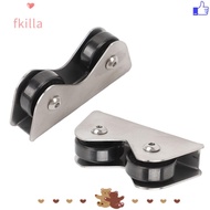 FKILLA 2PCS Billiard Cue Roller, Stainless Steel With Storage Bag Billiard Cue Straightness Detector