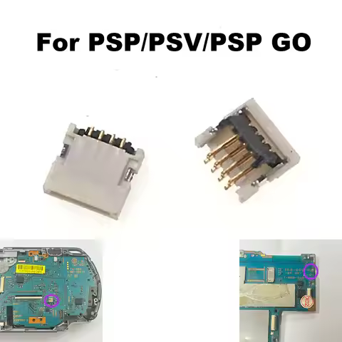 2-10 pcs Backlight Power Plug Socket Connector LR Button Connector For PSP1000 2000 3000 Psvita1000 